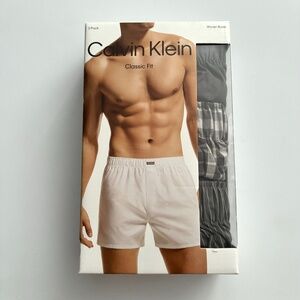 Calvin Kleins Mens Classic Fit 3 Pack Boxer Shorts Underwear NB4006061 XXL 2XL